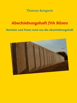 cover image of Abschiebungshaft JVA Büren